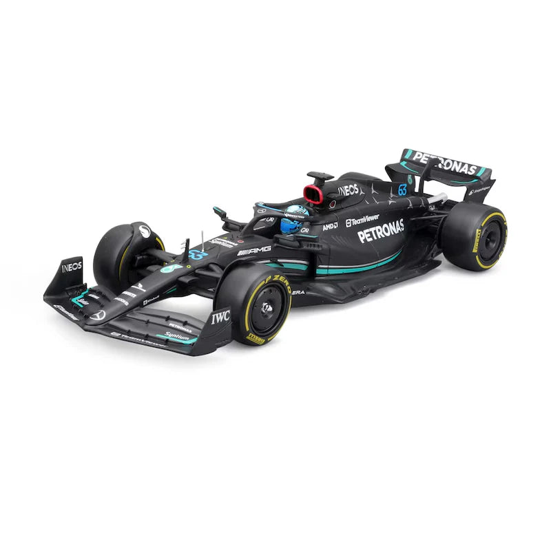 Carro Miniatura F1 Mercedes W14 2023 | Escala 1:24