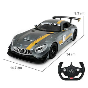 Carro de Controle Remoto Mercedes-Benz AMG GT3 | Escala 1:14