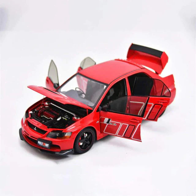 Carro Miniatura Mitsubishi Lancer Evo IX | Escala 1:18