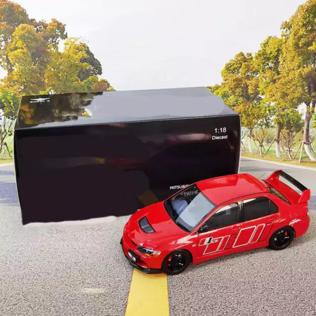 Carro Miniatura Mitsubishi Lancer Evo IX | Escala 1:18