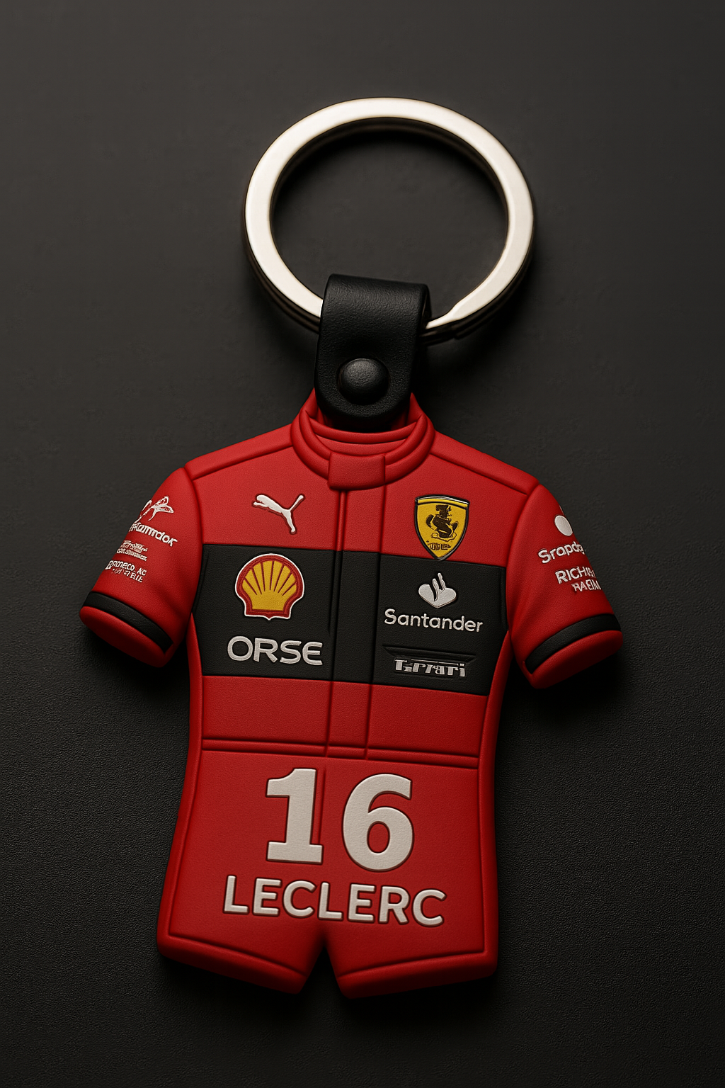 Chaveiro Camisa F1 Ferrari – Leclerc Oficial F1