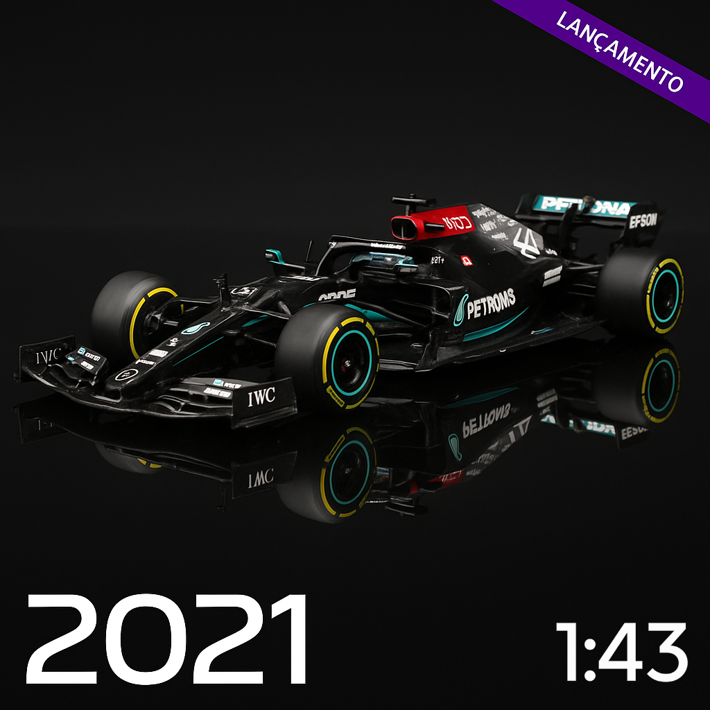 Carro Miniatura F1 Mercedes 2021 W12 | Escala 1:43
